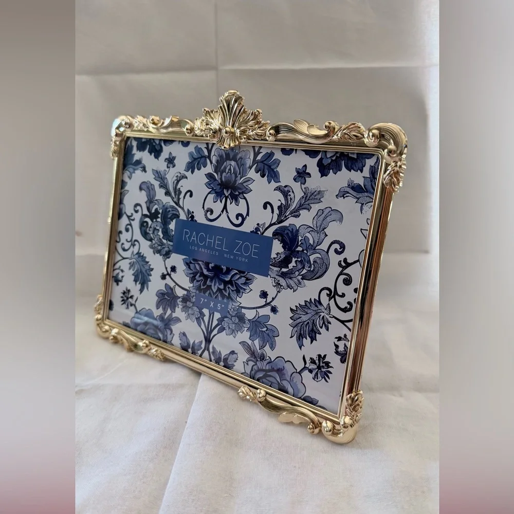 Rachel Zoe Gold metal Frame 7”x5”